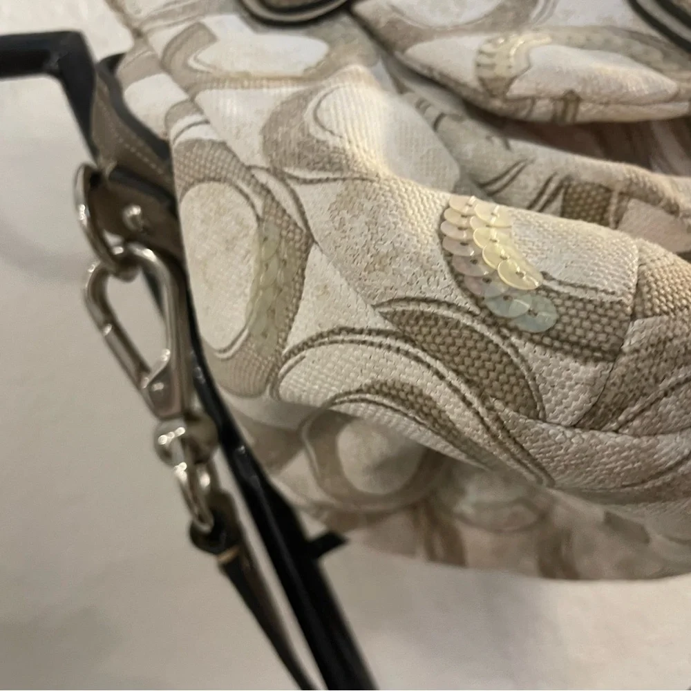 Coach KRISTIN SEQUINS Handbag - Picture 7 of 16